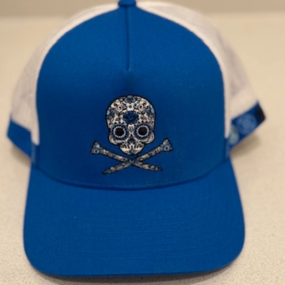 GFORE CAMO SKULL & TEES TRUCKER GOLF HAT- Worn 2X!